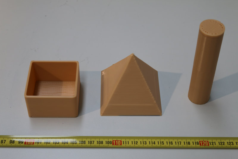 Test print PLA close-up